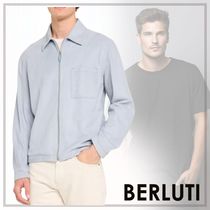 洗練された【Berluti】スエード オーバーシャツ 24SS新作