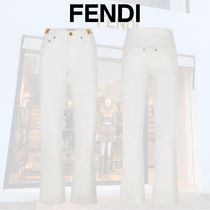 関税込【FENDI】Cotton Jeans Pants★White★スキニー ジーンズ