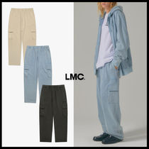 [LMC]UNISEX★WASHED OG APPLIQUE CARGO SWEAT PANTS