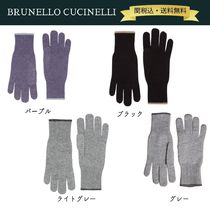 【関税・送料込】BRUNELLO CUCINELLI カシミア リブニット 手袋