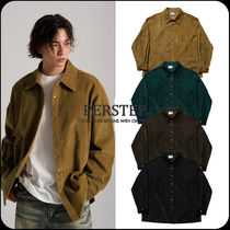 [PERSTEP]★24FW★韓国人気★CORDUROY OVER FIT BUTTON SHIRT