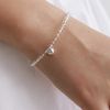 TATIANA ブレスレット TATIANA (Silver 925) Mini Heart Clear Beads Bracelet 4BFT557(2)