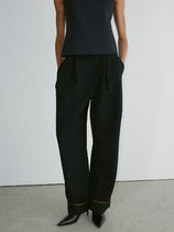 [RECTO] / ☆ 24FW TUCKED DETAIL WIDE PANTS / BLACK