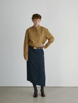 [RECTO] / ☆ 24FW ASYMMETRIC LONG SKIRT / DARK NAVY