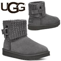 UGG*ニット*暖かい*ショートブーツ/Mini Classic Solene Boot