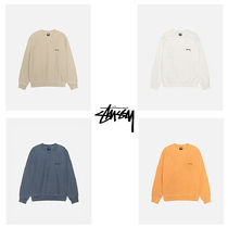 STUSSY SMOOTH STOCK CREW PIGMENT DYED  JE393