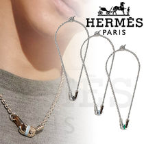 HERMES メタルネックレス Maillon