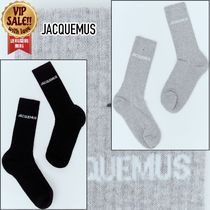 【JACQUEMUS】 Les Chaussettes ロゴソックス グレー ブラック