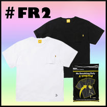 シンプル★#FR2 No Smoking Only Reverse Pocket T-shirt