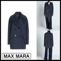 【MAX MARA】コート ミッドナイトブルー