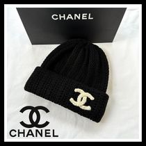 【人気商品♪】CHANEL ココマーク ニット帽 ニットキャップ