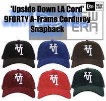 NEW ERA ☆ 'Upside Down LA Cord' 9FORTY A-Frame ドジャーズ