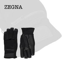 【ZEGNA】カシミア手袋 ブラック