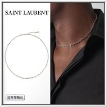 SAINT LAURENT シルバートーン チェーン ネックレス 人気