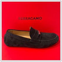 【Ferragamo】フェラガモ/GRENOBLE スエード モカシンシューズ