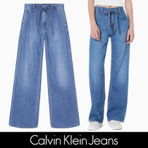 【CALVIN KLEIN】CKJ ハイライズワイドフィットデニム◆送料無料