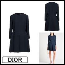 【DIOR】オフィスワンピース ミッドナイトブルー