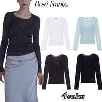 ★Rose Frantz★ T-shirt & Lace Sleeveless Set (4色)