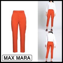 【MAX MARA】クラシックパンツ 赤茶色