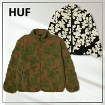 コーデのアクセントに★【HUF】フリースジャケット 軽くて暖かい