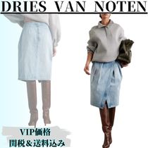 ◆24FW◆関送込【DRIES VAN NOTEN】デニム*プリーツスカート