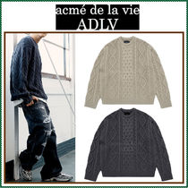 【ADLV】 LOW GAUGE CABLE KNIT /追跡付