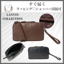 【柔らかい質感♪】ランバンコレクション セカンドバッグ