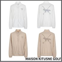 ★Maison Kitsune GOLF★Men Script Logo Summer Jacket