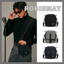 追跡有★ROBINMAY 撥水加工ナイロン スクエア ショルダーバッグ