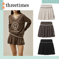 threetimes ♥ Isabel emblem knit skirt/追跡付