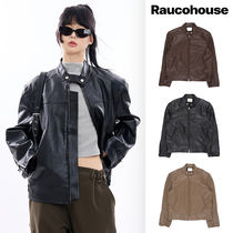 【Raucohouse】Bern motorcycle leather jacket