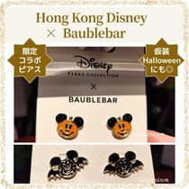 【限定コラボ】ハロウィン ピアス│かぼちゃ＆コウモリ ミッキー