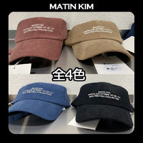 Matin Kim★ [正規品] CORDUROY LETTERING BALL CAP IN 全4色