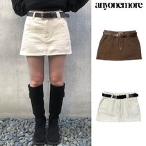 【Anyone more】Fessy H-line Mini Skirt Pants