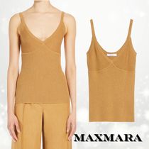 【MaxMara】CAMMELLO カシミヤシルク ノースリーブトップ 新作