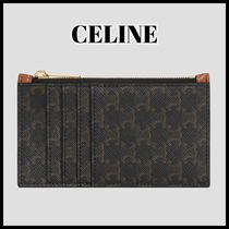 【国内発送】CELINEジップドカードホルダー 財布 ギフト