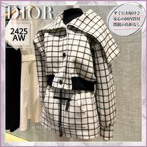 【★上品♪】DIOR オーバーサイズカラー付きボンバージャケット