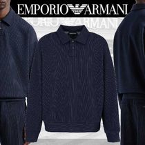 Emporio Armani◆ピンストライプ ビスコース スウェットシャツ