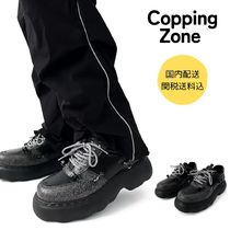 【COPPING ZONE】CZ Basics Punk Black Chunky Dad Shoes 関送込