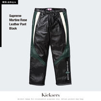 Supreme Martine Rose Leather Pant レザーパンツ ブラック