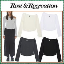 【Rest & Recreation】 ONE SHOULDER LONG SLEEVE TOP /追跡付