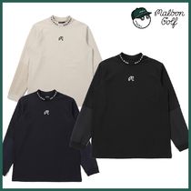 ★MALBON Golf★MIX MOCK-NECK★3カラー★ゴルフ★男性