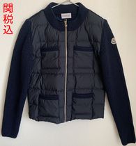 大人もOK New MONCLER ダウンパネル ウール カーディガン 関税込