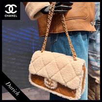 【モコモコ♪】CHANEL　ムートン　フラップバッグ♡