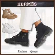 《大人カジュアル》HERMES ショートブーツ 《イティネレール》