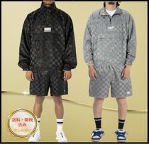 関税込み【Pro Club】Comfort Satin Checkered★ロゴ 上下セット