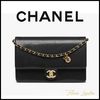 CHANEL ショルダーバッグ・ポシェット 24K【CHANEL】クールエレガンス★チェーンショルダーバッグ