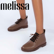 【限定SALE】雨の日◎Melissa ボア付ブーツ オックスフォード