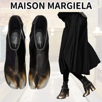 Maison Margiela*風格が漂う*タビ メタリック アンクルブーツ