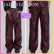 JADED LONDON OXBLOOD フェイクレザーパンツ 関税＆送料込